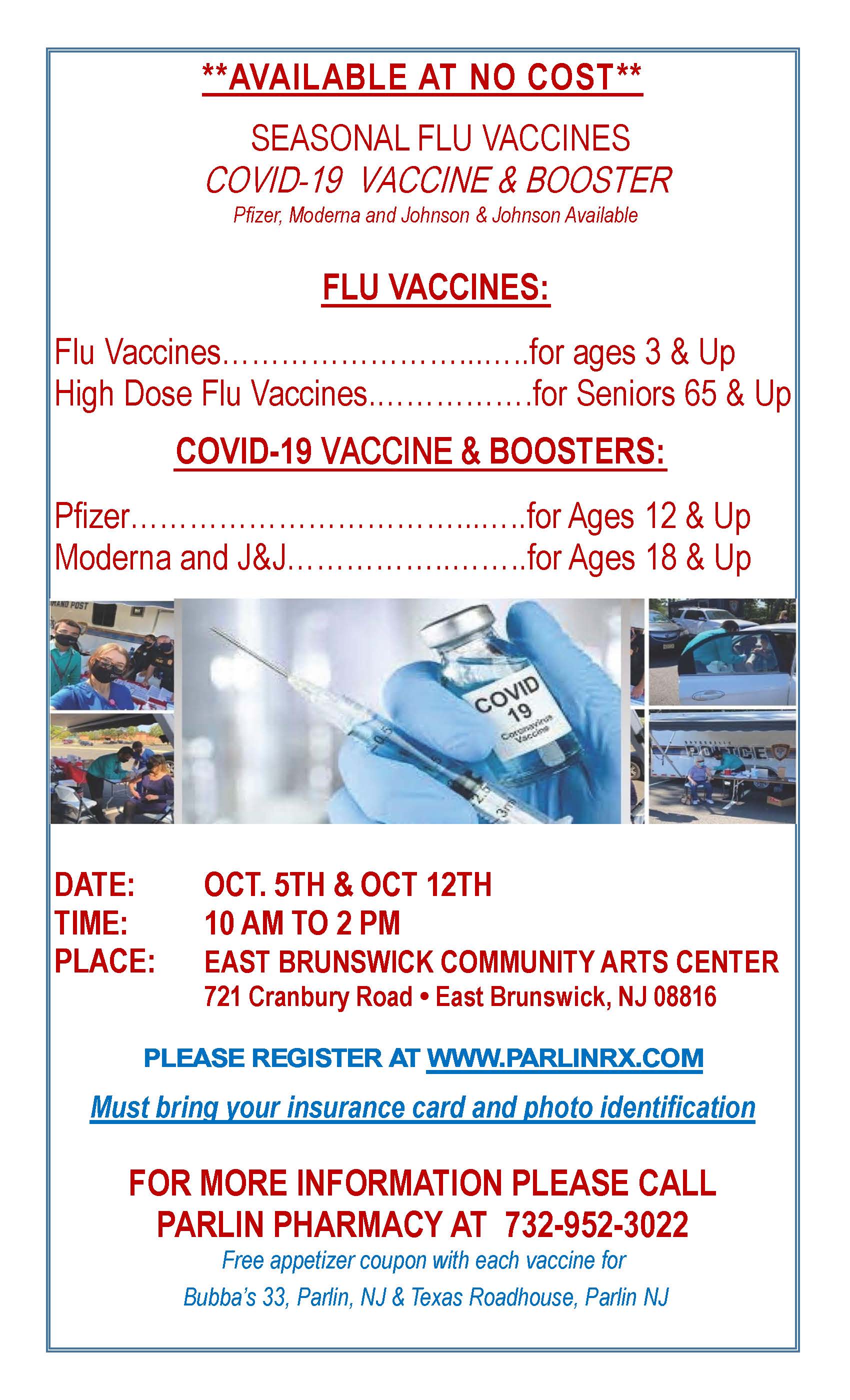 Flu and Covid Vaccines