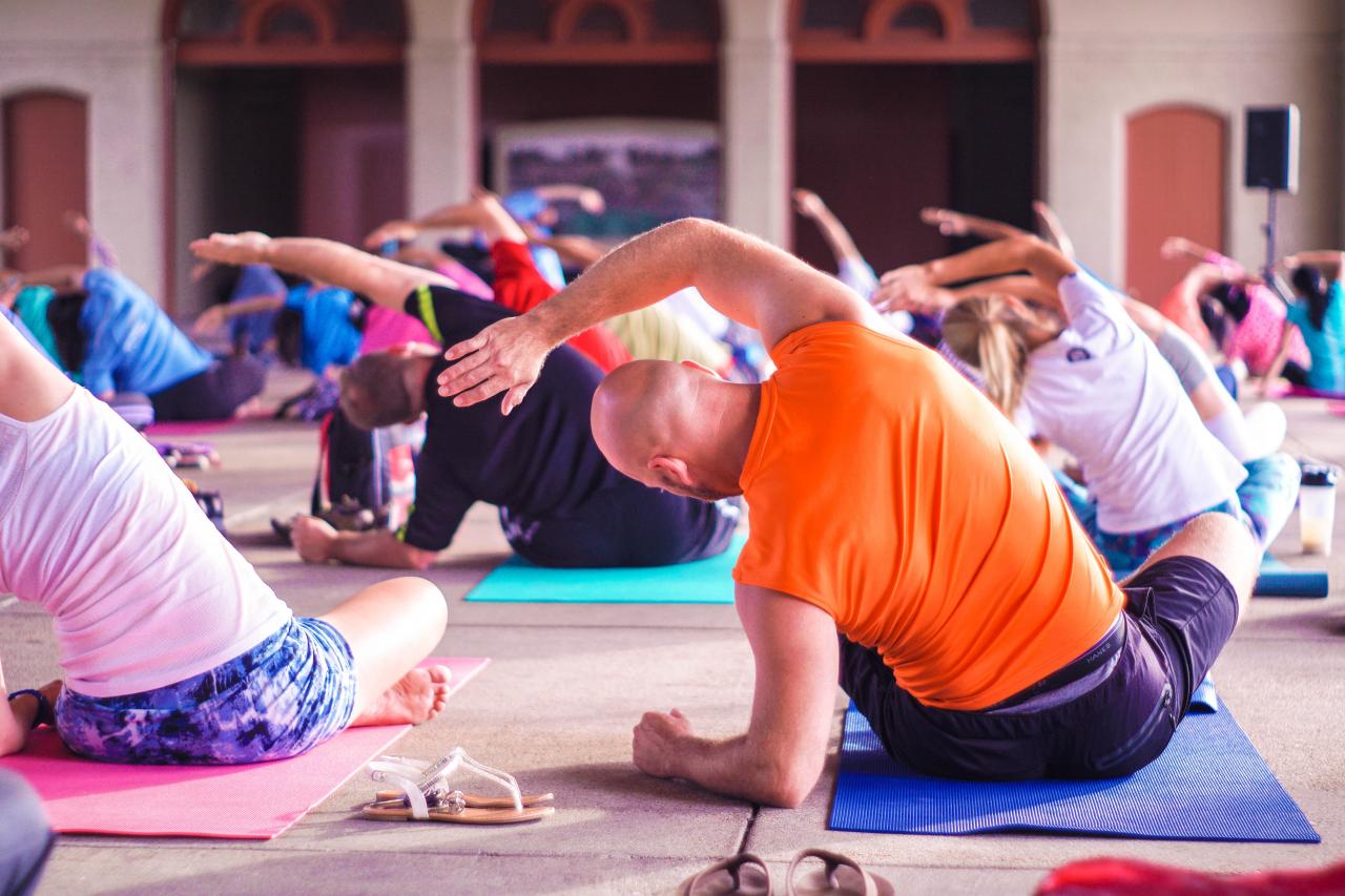 Group exercise class