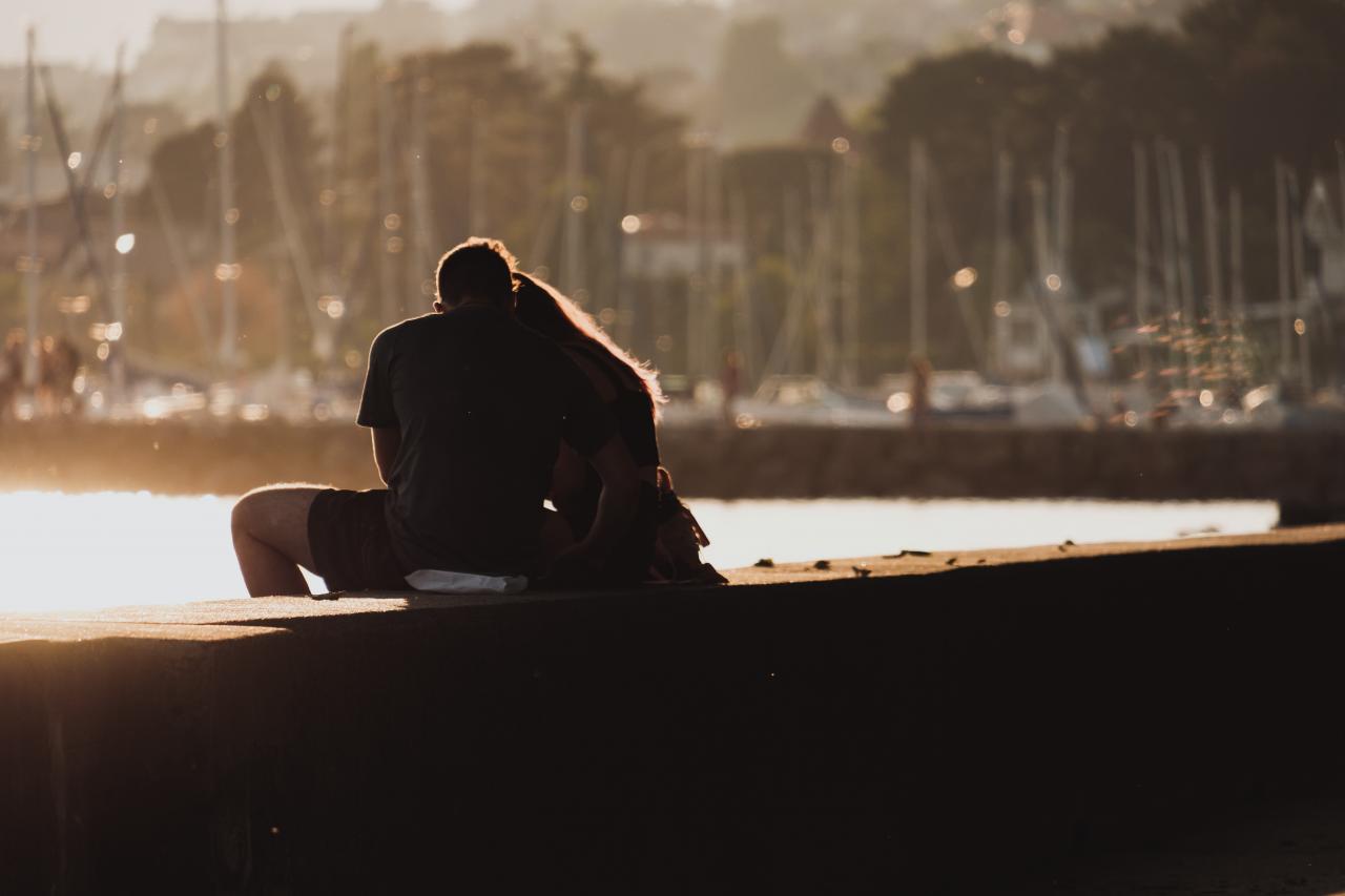 Couple sitting