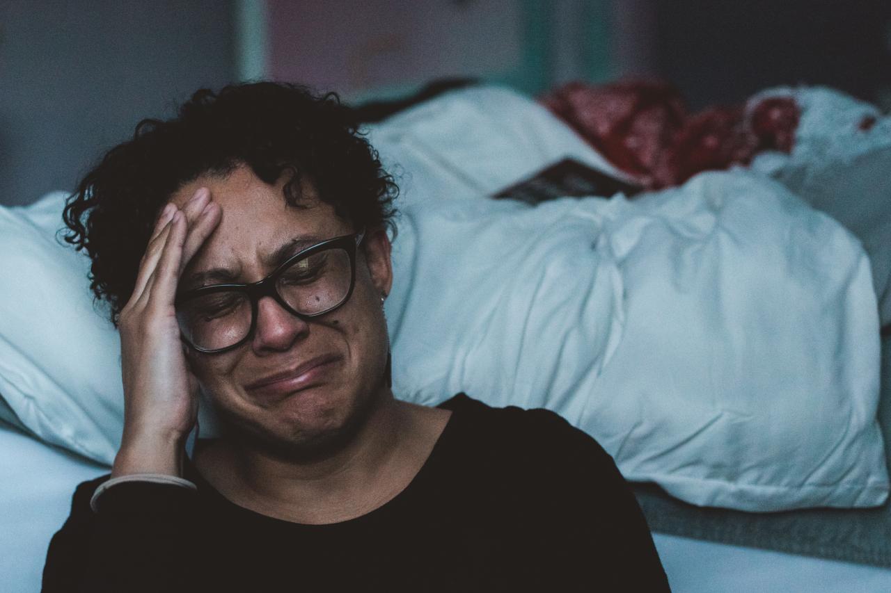 upset person