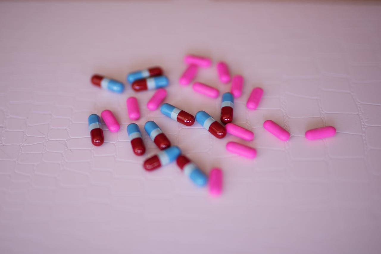 colorful pills