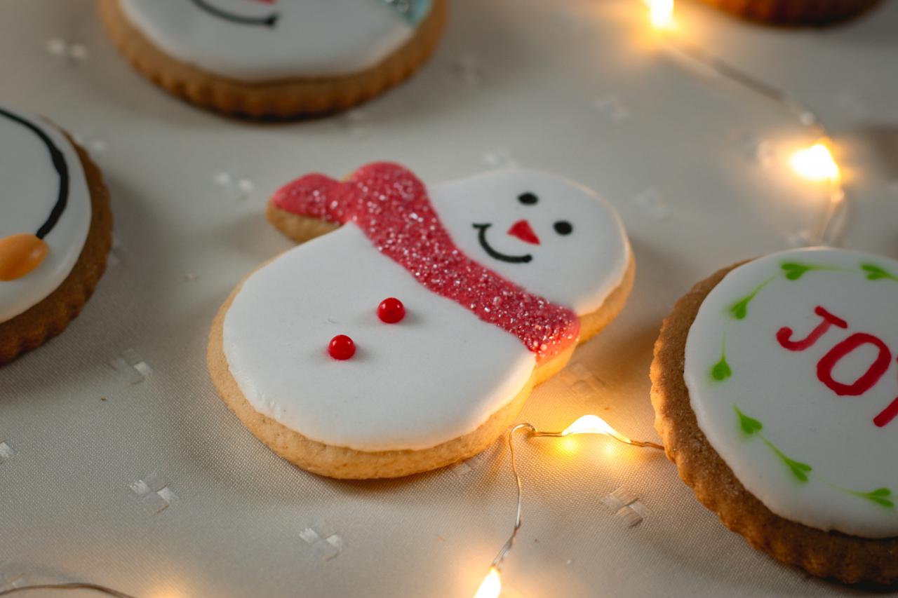 snowman cookie