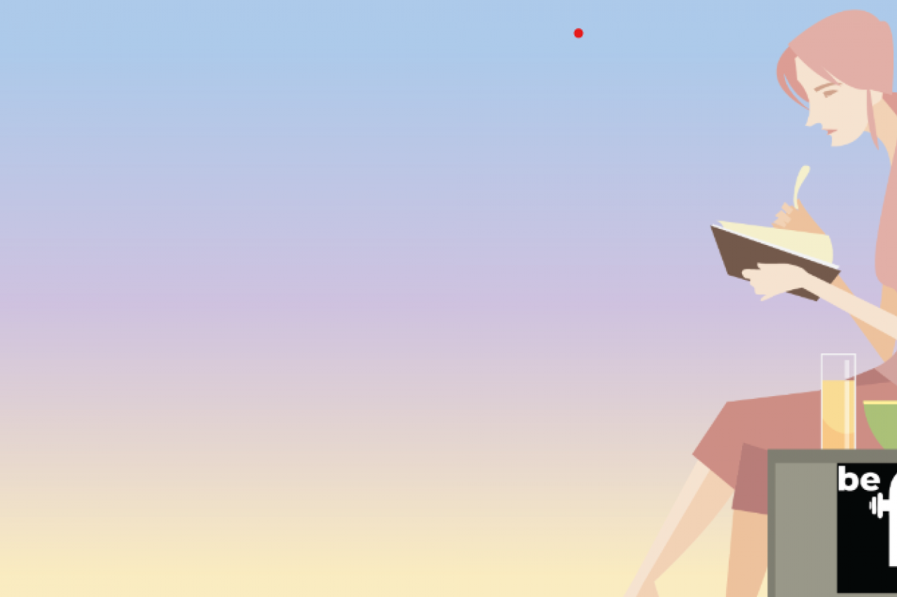 Woman Sitting on logo