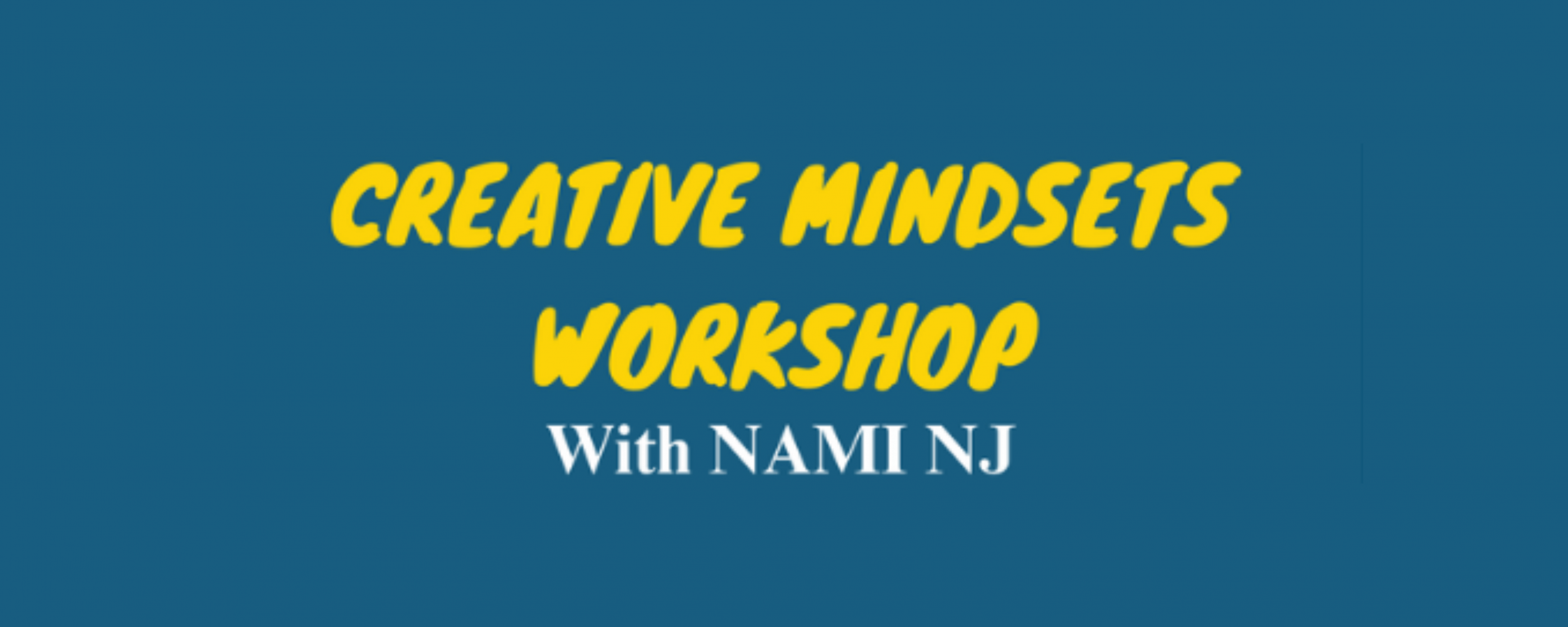 Creative Minds with NAMI NJ