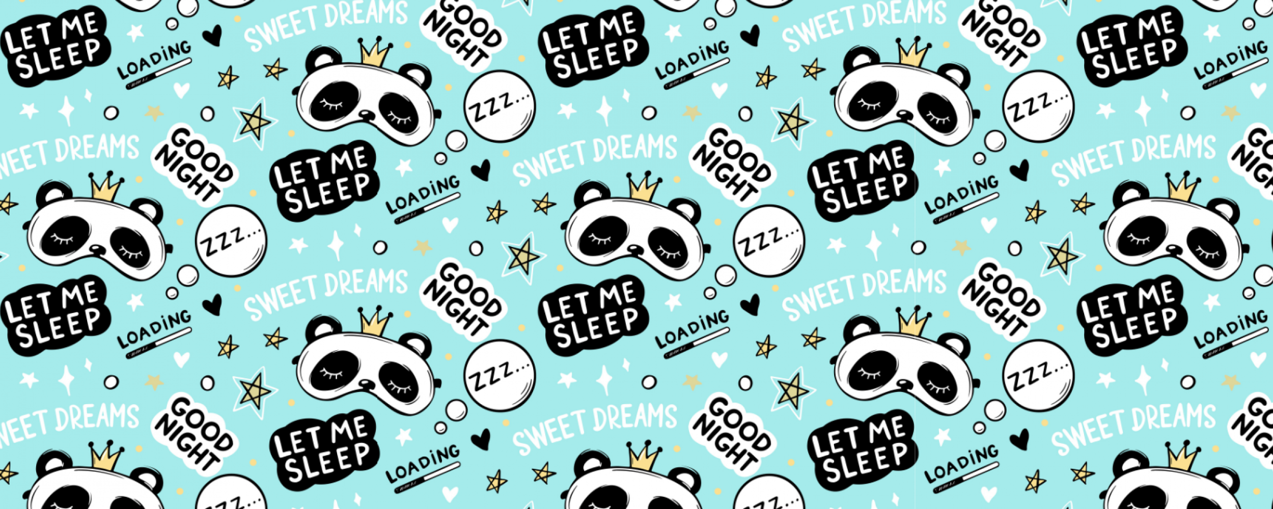 Sleep mask pattern
