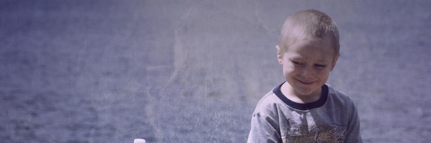 boy on a picnic