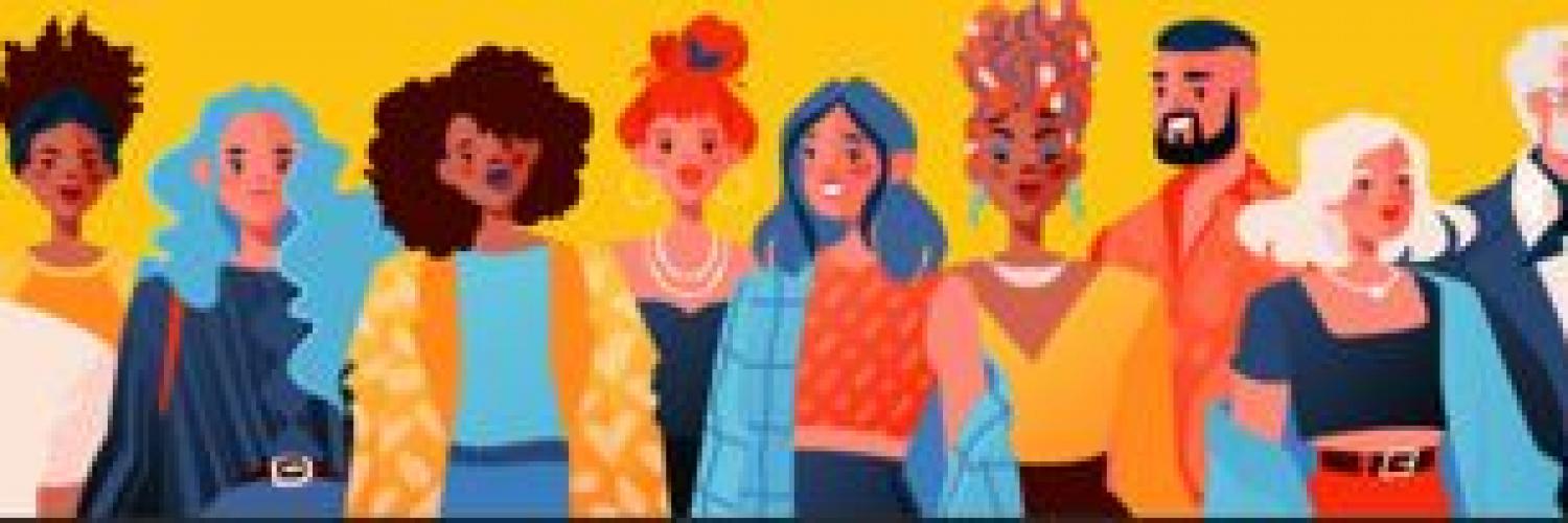 illustration of diverse people