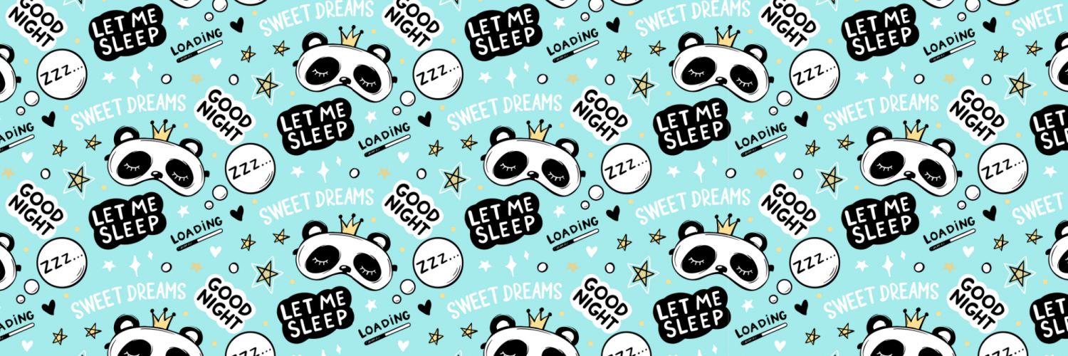 Sleep mask pattern