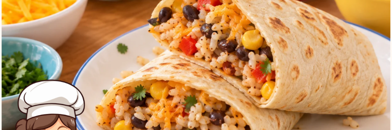  Junior Library Chef: Cheesy Rice & Bean Burritos
